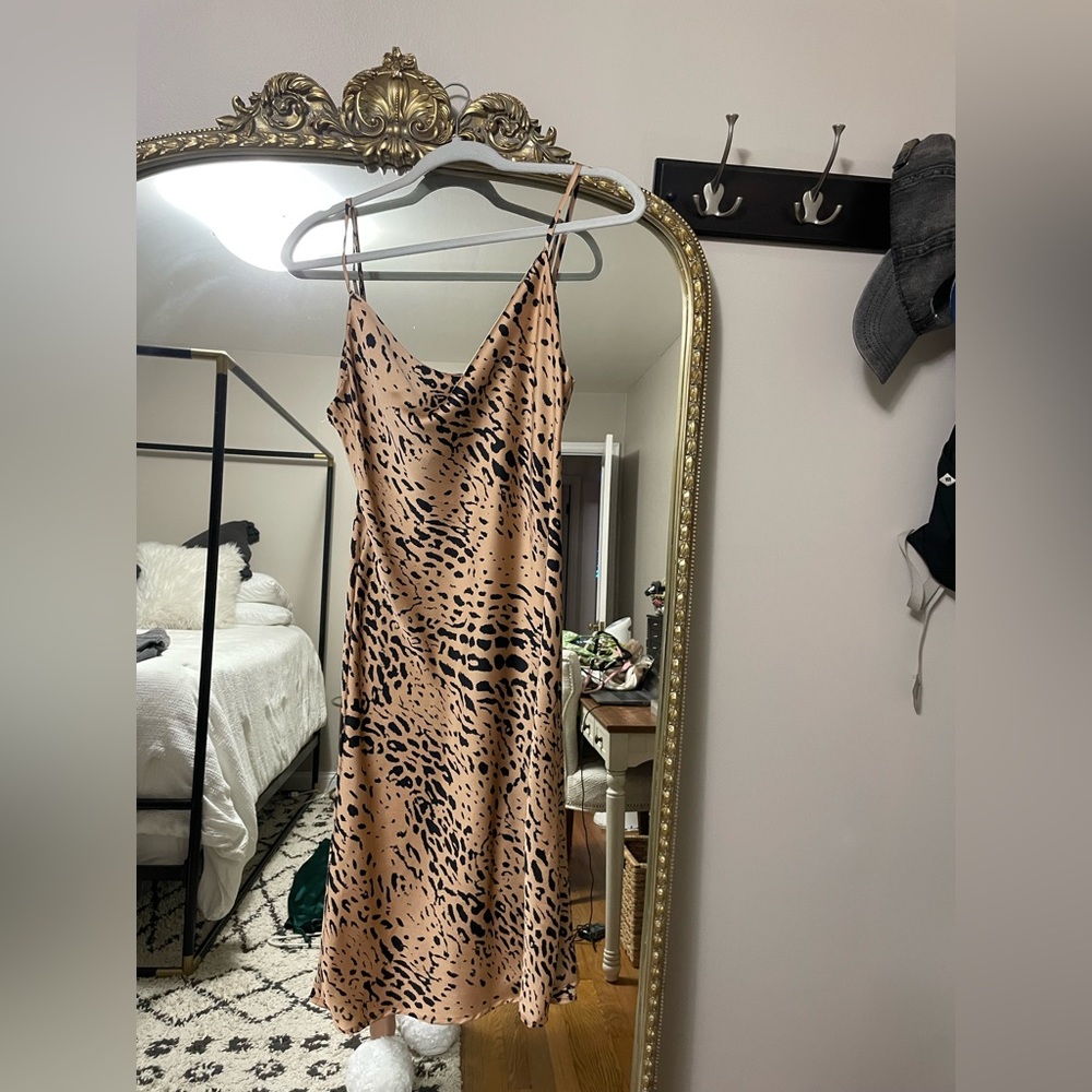 Cowl neck wedding guest dress! Worn once, great condition.